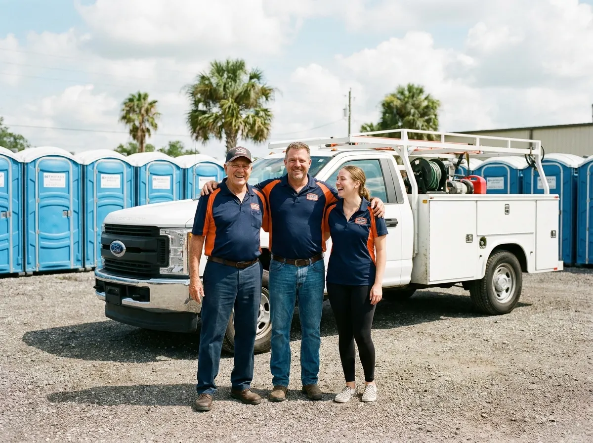 MegaPulse Portable Co. portable toilet supplier team in Ocala, FL